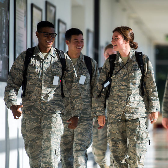 Military veterans transitioning to college